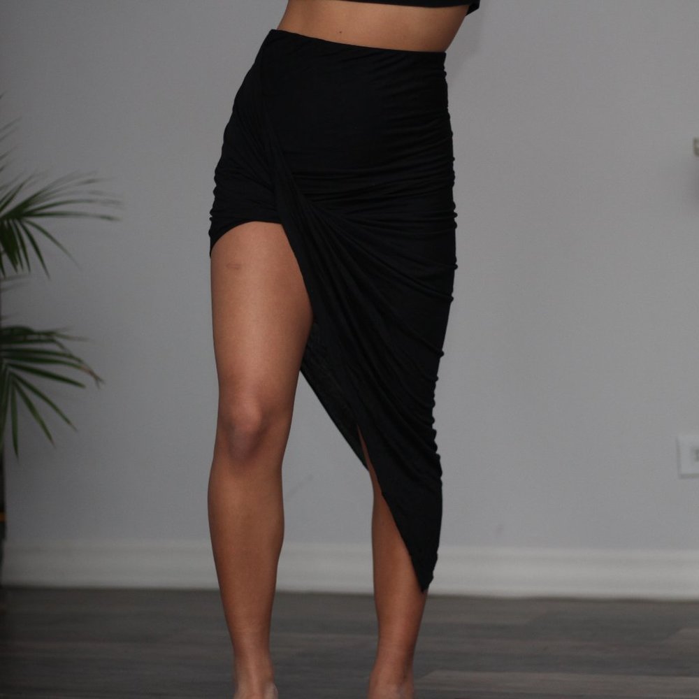 Helmut Lang Asymmetrical Wrap Skirt